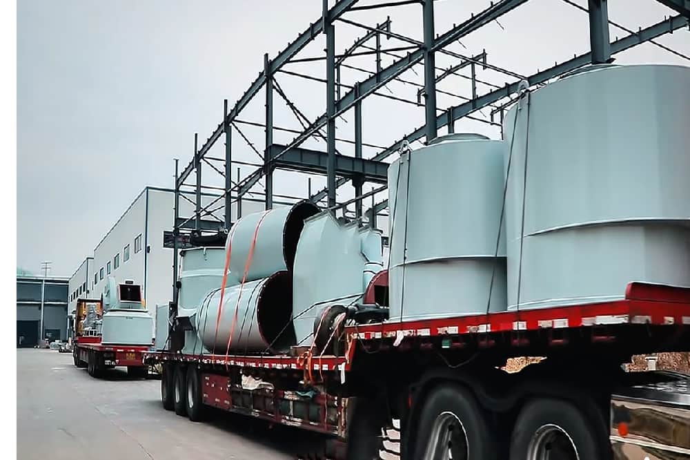 砂粉一體機三車聯運發往廣東